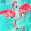 Pink Flamingos Paint By Numbers