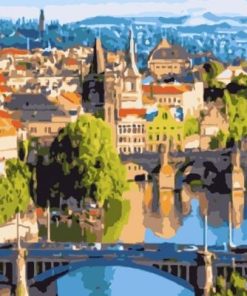 Prague Scenery Paint By Numbers