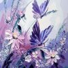 Purple Butterfly Paint By Numbers