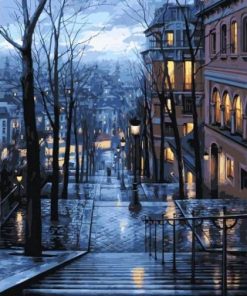 Rainy Night Paint By Numbers