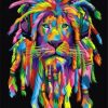 Rasta Lion Paint By Numbers