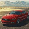 Red Mustang Paint By Numbers