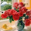 Red Peonies Paint By Numbers