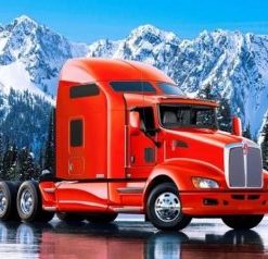 Red Trucks Paint By Numbers