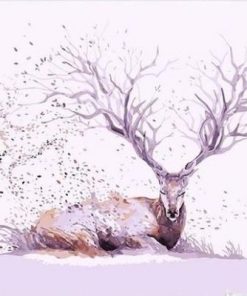 Resting Deer Paint By Numbers