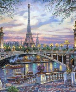 River of Paris Paint By Numbers