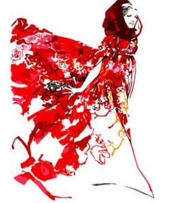 Robe Rouge Paint By Numbers