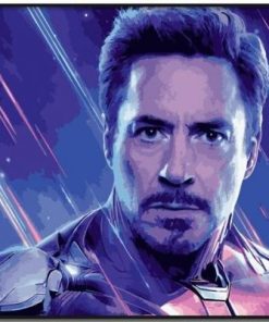 Robert Downey Paint By Numbers