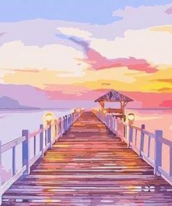 Romantic Boardwalk Paint By Numbers