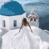 Santorini Bride Paint By Numbers