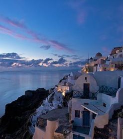 Santorini Sunset Paint By Numbers