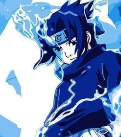 Sasuke Animation Paint By Numbers