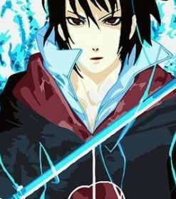 Sasuke Uchiha Paint By Numbers