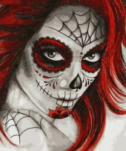 Scary Girl Paint By Numbers