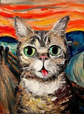 Scream Cat Paint By Numbers