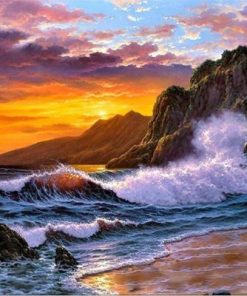 Seascape Sunset Paint By Numbers