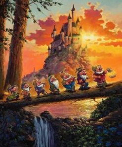 Seven Dwarfs Paint By Numbers