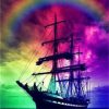 Ship Rainbow Paint By Numbers