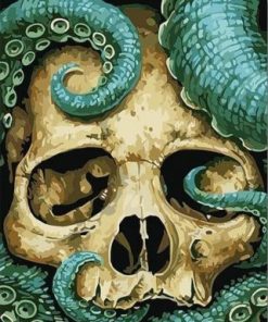 Skull Octopus Paint By Numbers