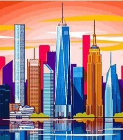 Skyline NY Paint By Numbers