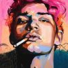 Smoking Boy Paint By Numbers