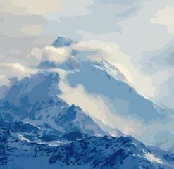 Snow Mountain Paint By Numbers