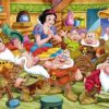 Snow White and Dwarfs Paint By Numbers