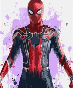 Spiderman Art Paint By Numbers