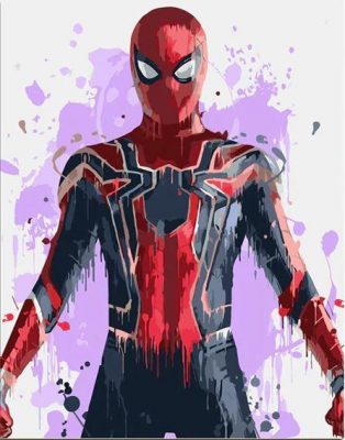 Spiderman Art Paint By Numbers