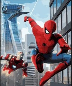 Spiderman Homecoming Paint By Numbers