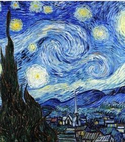 Starry Night Paint By Numbers