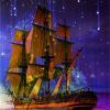 Starry Ships Paint By Numbers