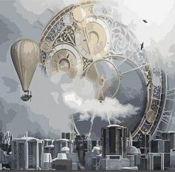 Steampunk City Paint By Numbers