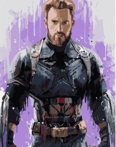 Steve Rogers Paint By Numbers