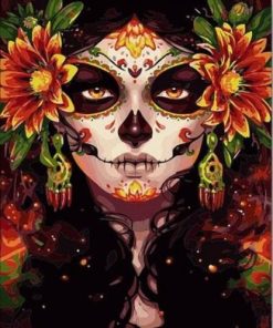 Sugar Skulls Paint By Numbers