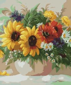 Sunflowers Art Paint By Numbers