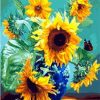 Sunflowers Vase Paint By Numbers