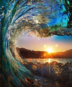 Sunset Wave Paint By Numbers