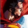 Superman Closeup Paint By Numbers