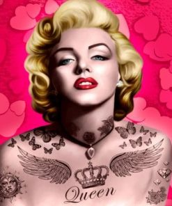 Tattooed Monroe Paint By Numbers