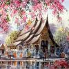 Temple Landscape Paint By Numbers