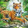 Tiger in Forest Paint By Numbers