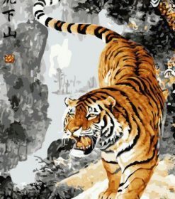 Tigers Art Paint By Numbers