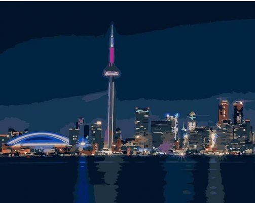 Toronto Skyline Paint By Numbers