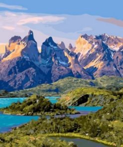 Torres del Paine Paint By Numbers