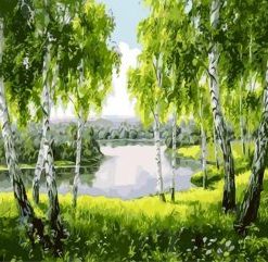 Tree Landscapes Paint By Numbers