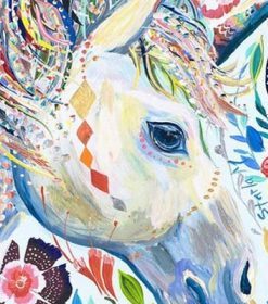 Unicorn Portrait Paint By Numbers