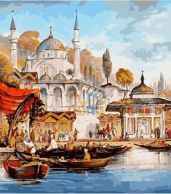 Uskudar Mosque Istanbul Paint By Numbers