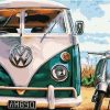 VW Bus Microbus Paint By Numbers