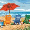 Vacation at The Beach Paint By Numbers